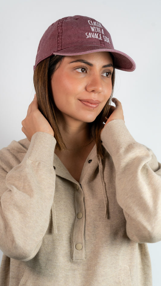 Gorra “ Classy with a savage side”
