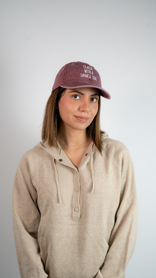 Gorra “ Classy with a savage side”